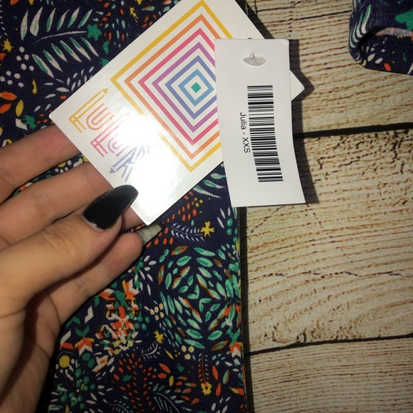 NWT LuLaRoe Julia XXS Kaleidoscope Dress - Picture 3 of 5